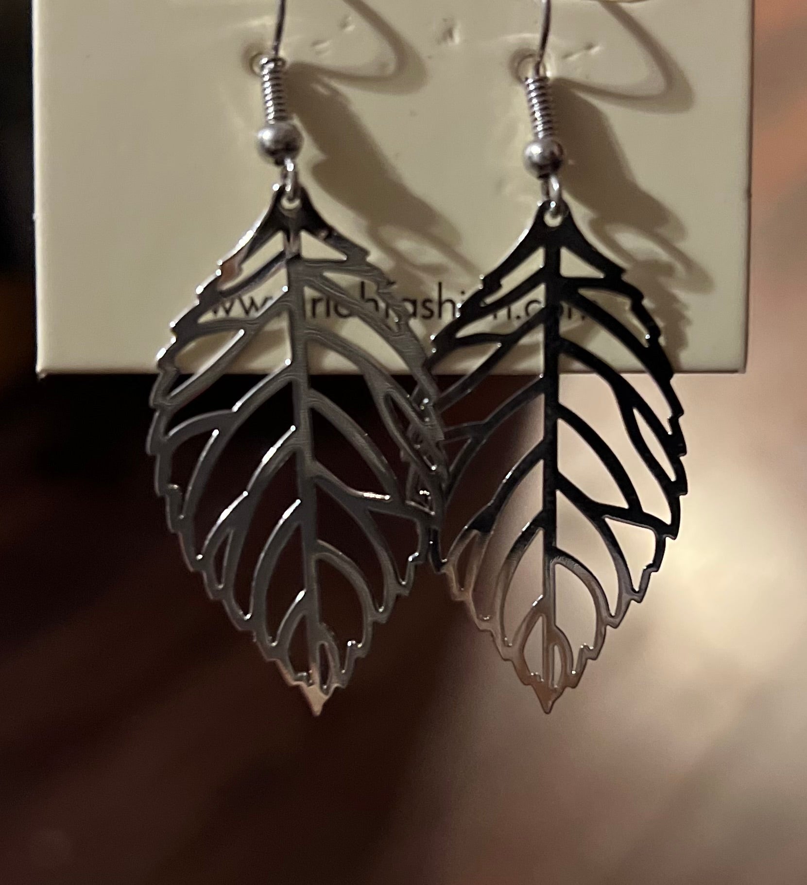 Earrings - Metal Leaf