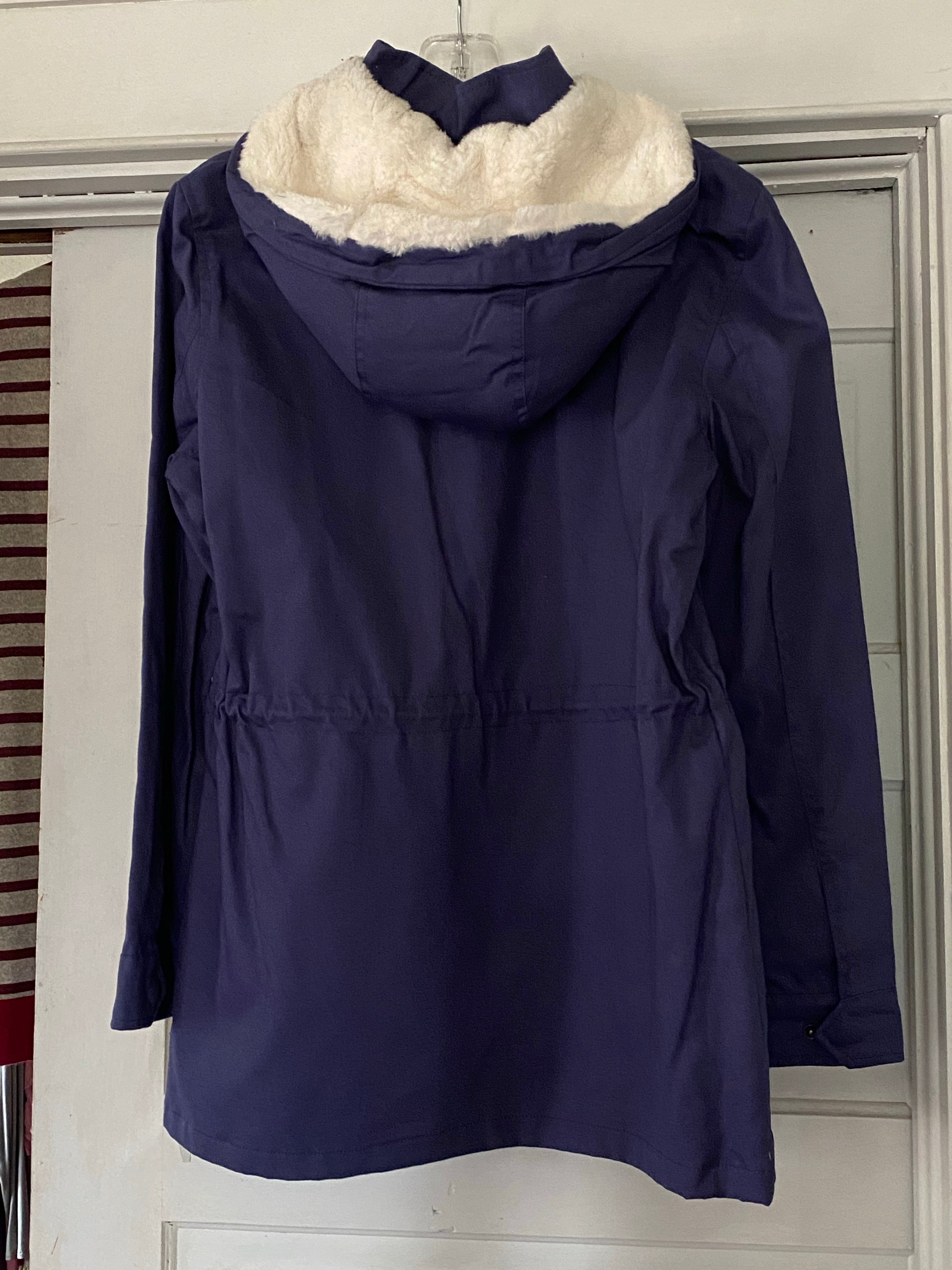 Coat - CP Navy with Faux Fur Hood
