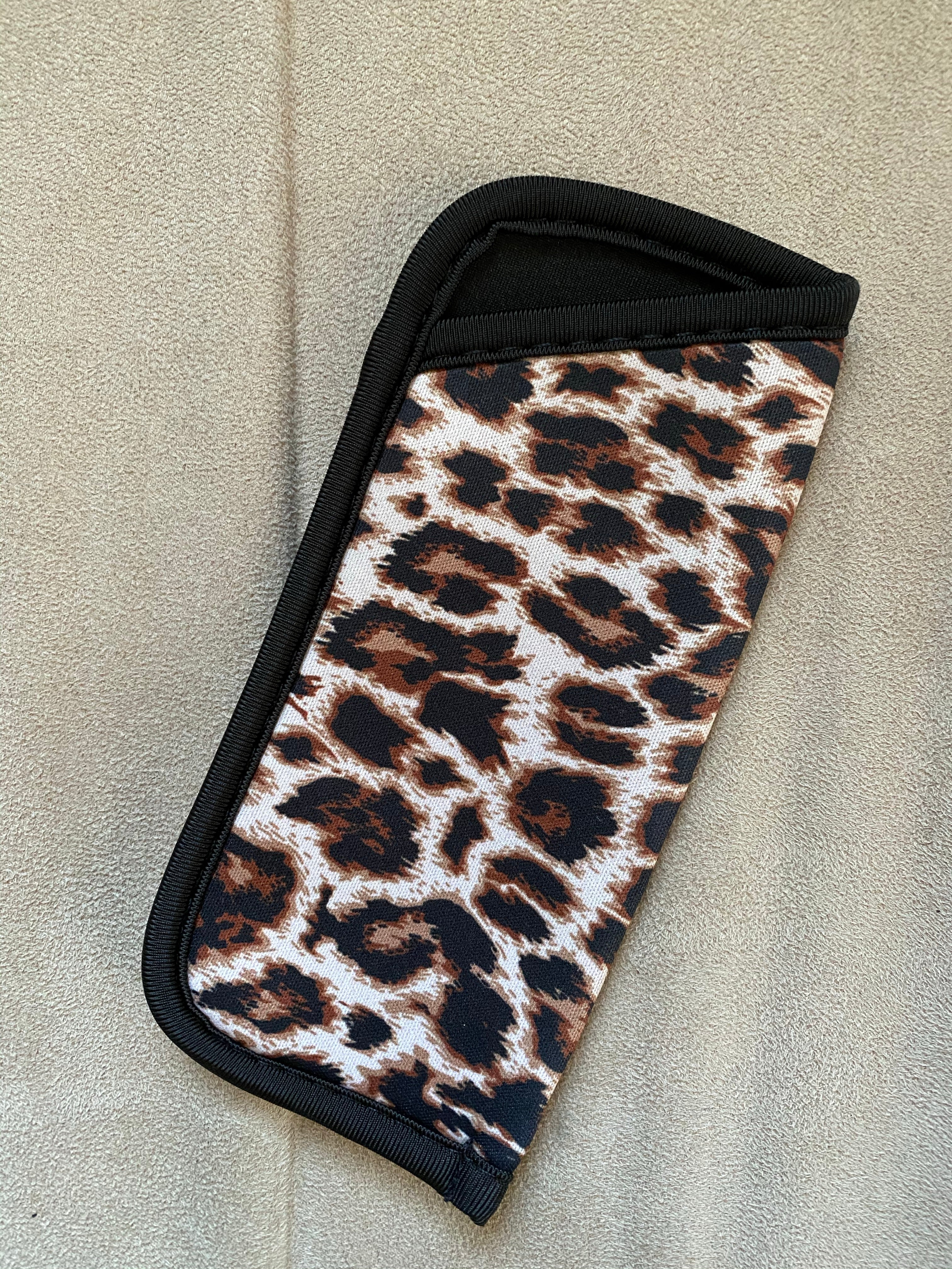Neoprene Glasses Case - Leopard
