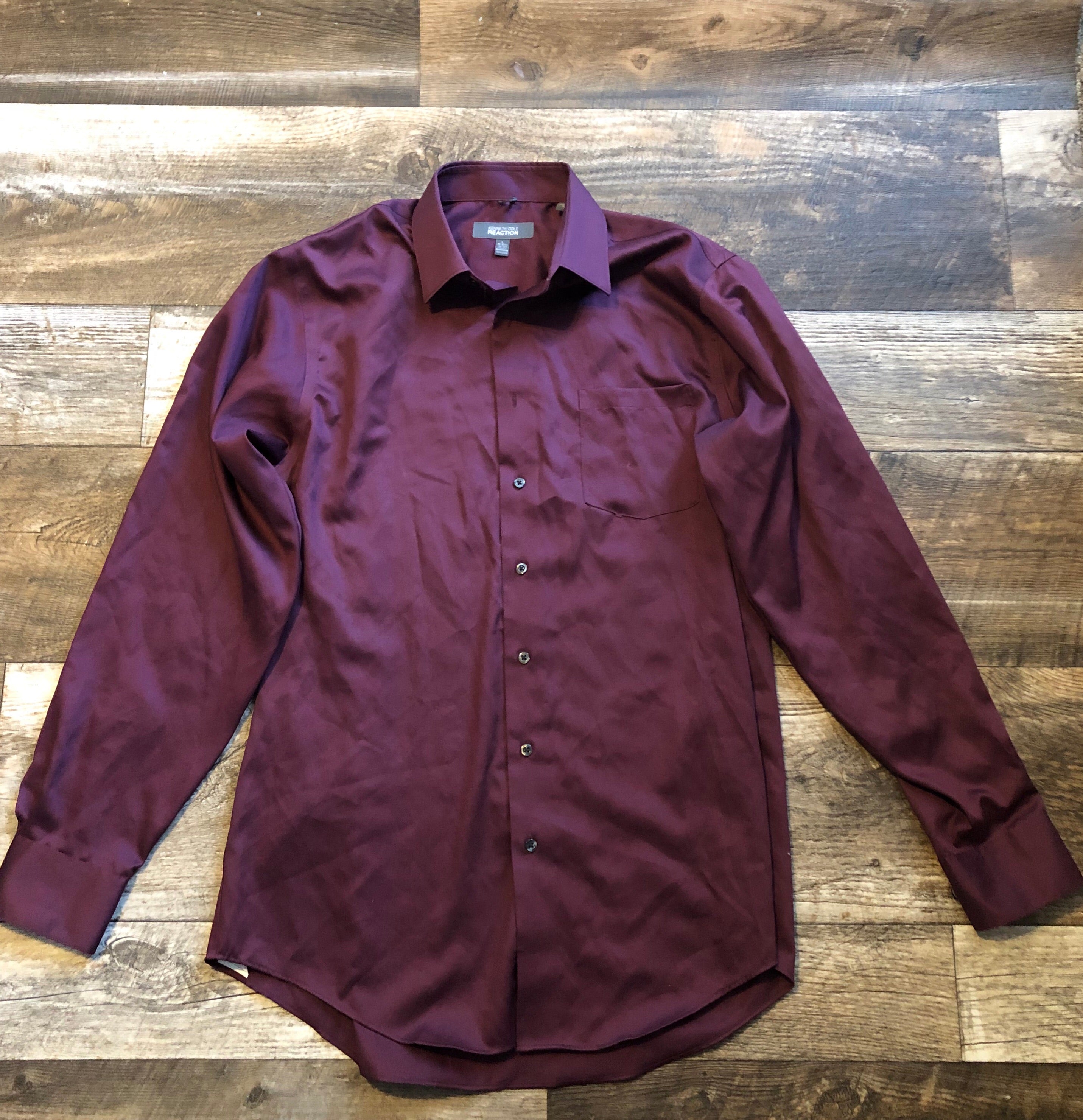 Men’s - Burgundy Dress Shirt