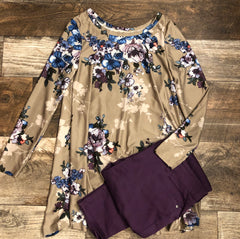 Top - Fall Floral Tunic