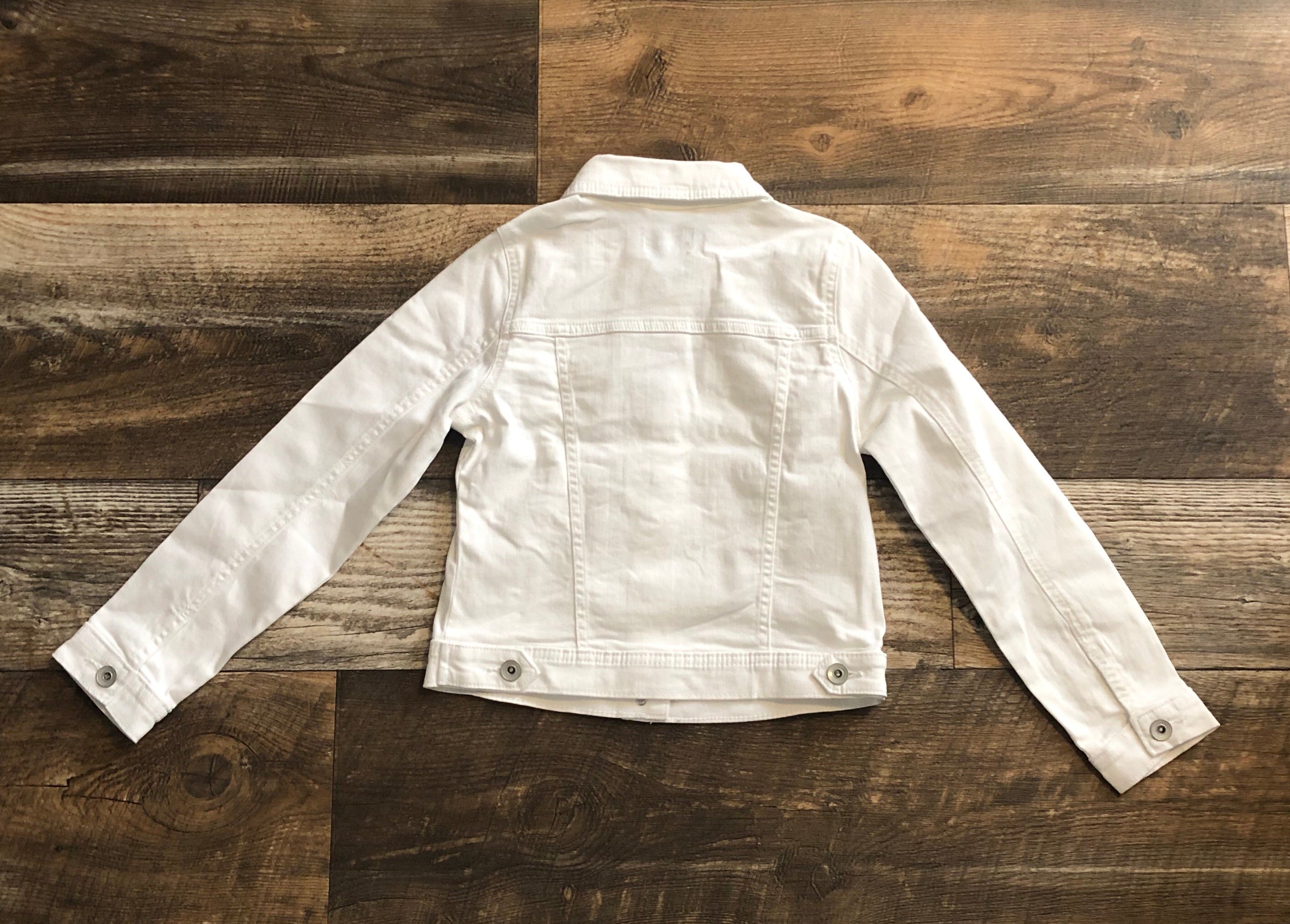 Kids - White Denim Jacket