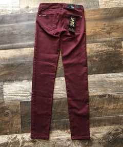 Burgundy Skinny Jeans - (0,7,13,3X)