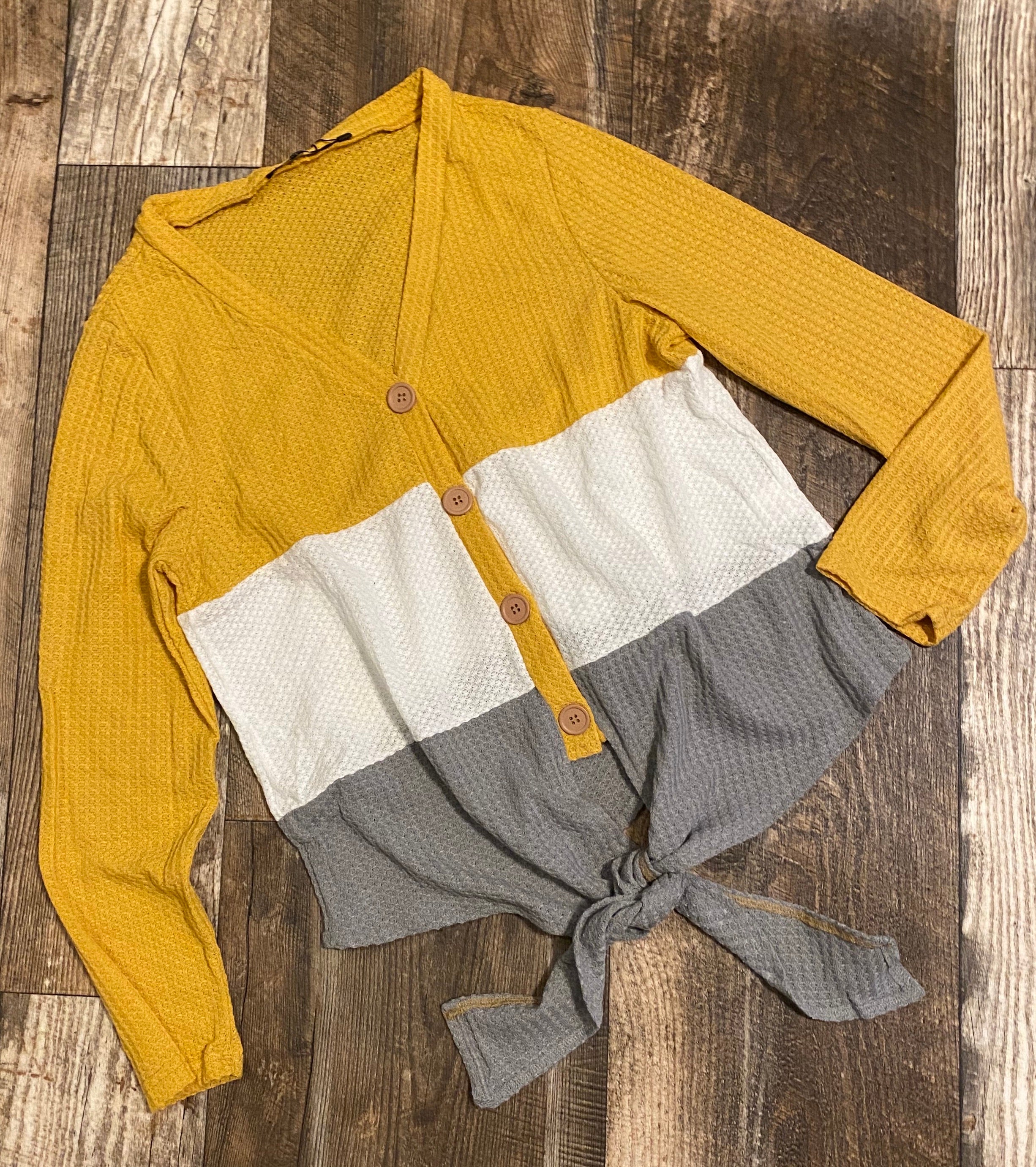 Top - Sunset Transitional Color Block