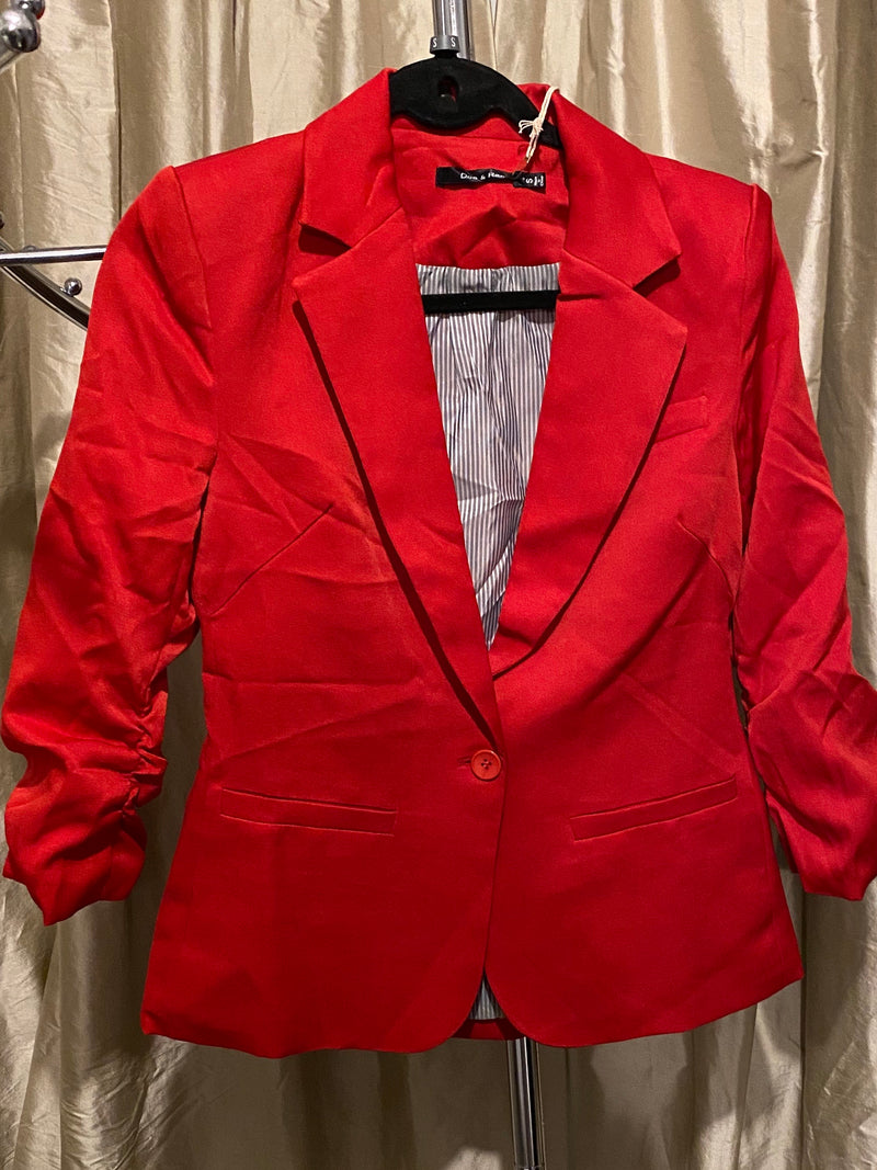 Top - Red Blazer