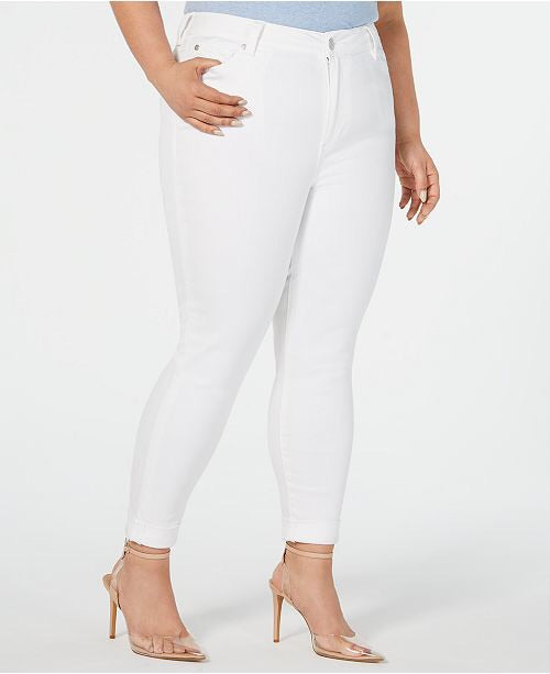 Jeans - Plus - Crop - White (16)